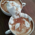 Cat Art Coffee